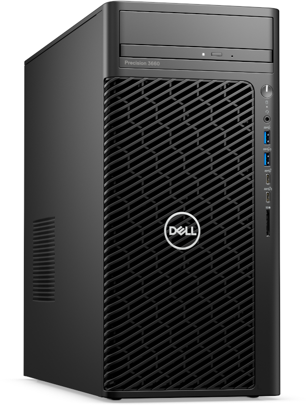 Desktop PC DELL Precision 3660 MT, Procesor Intel® Core™ i7-13700 2.1GHz Raptor Lake, 16GB RAM, 512GB SSD, T400 4GB, Windows 11 Pro