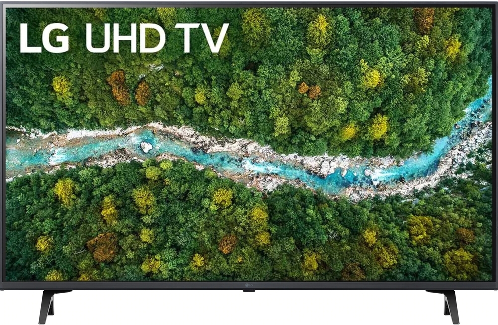 Televizor LED LG Smart TV 55UP77003LB Seria UP77 139cm gri-negru 4K UHD HDR