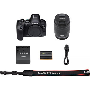 Canon EOS R6 Mark II Body Black + Obiectiv RF 24-105mm F4-7.1 IS STM