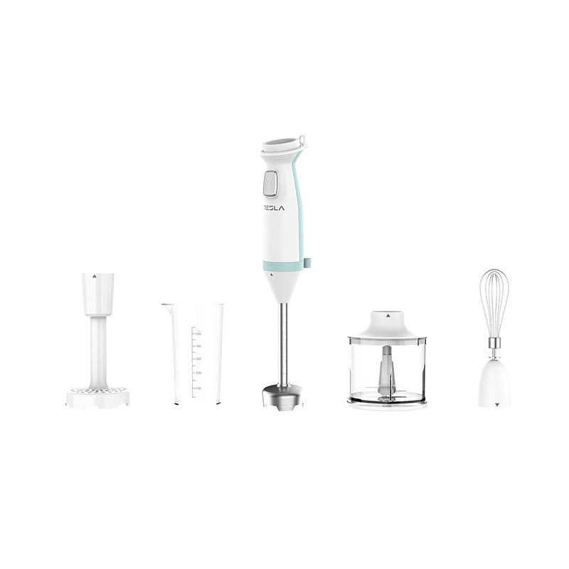 Tesla Blender de mana Delight HB510BWS, 600W,4 viteze, Albastru/Alb