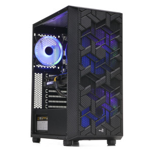 Gaming BALAUR Epic Plus, AMD Ryzen 5 5600 3.5GHz, 16GB DDR4, 500GB SSD, RTX 3060 12GB GDDR6, Iluminare RGB