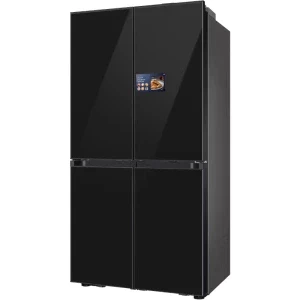 Samsung RM90F67CECEO, 654 L, Clasa E, AI Inverter, AI Home, SpaceMax, UV Deodorizer, AI Hybrid Cooling, AI Energy, Beverage Center, SmartThings, Dozator de apa & gheata, Control electronic, 185 cm, Negru