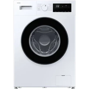 Masina de spalat rufe Samsung WW80FG3M05AWLF, Slim, 8 kg, 1400 RPM, Clasa A, Digital Inverter, Hygiene Steam, Alb