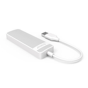 Orico FL02, 4x USB 2.0, Alb