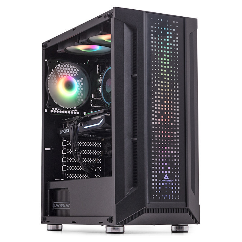 PC Gaming BALAUR Legendar Ultra, Intel i7-12700F 2.1GHz, 32GB DDR5, 1TB SSD, RTX 5060 8GB GDDR7, Iluminare RGB