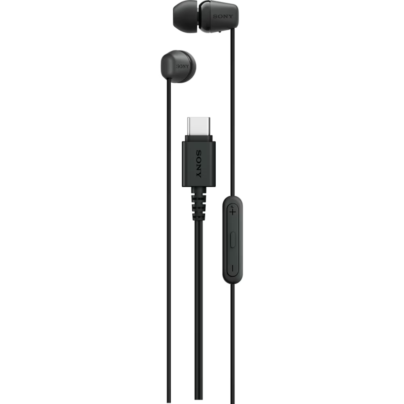 Casti Sony In-Ear, IER-EX15C USB-C Black