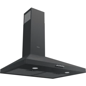 Hota VIVAX decorativa CHO-60CHC115T B, Putere de absorbtie 452 m3/h, Clasa C, 3 trepte de viteza, Iluminare LED, 60 cm, Negru