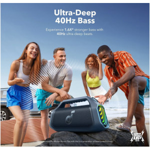 Anker Boxa portabila Boom 2 Plus, 140W, IPX7, Bluetooth 5.3, Blue