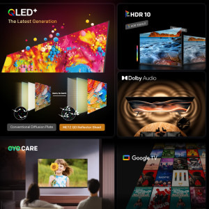Metz Smart TV QLED 40MQF7000Z Seria MQF7000 100cm negru Full HD