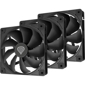 Genesis Oxal 120mm Black Three Fan Pack