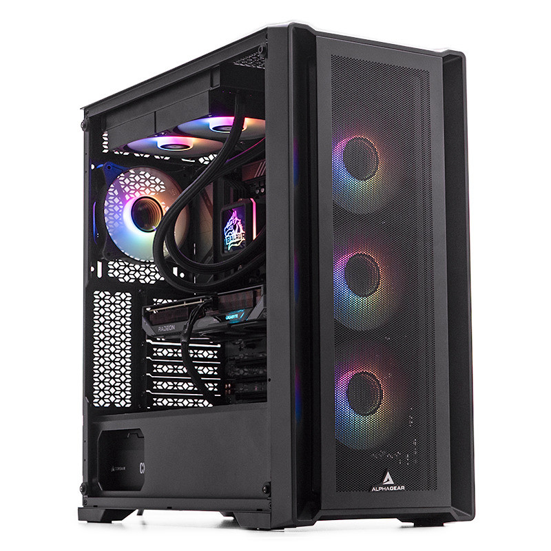 PC Gaming BALAUR Legendar, AMD Ryzen 5 7600X 4.7GHz, 32GB DDR5, 1TB SSD, RX 9060 XT 16GB GDDR6, Iluminare RGB