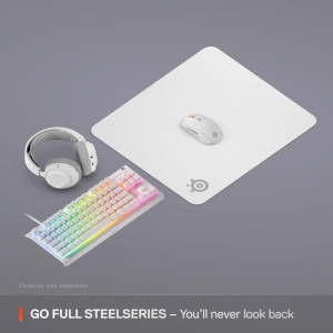 SteelSeries QcK Large White