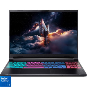 Laptop Acer Gaming 16 Nitro V 16S ANV16S-71, WUXGA IPS 180Hz, Procesor Intel® Core™ 5 210H (12M Cache, up to 4.80 GHz), 16GB DDR5, 1TB SSD, GeForce RTX 5060 8GB, No OS, Obsidian Black