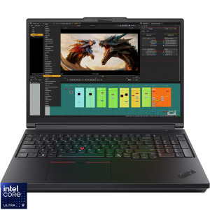 Lenovo 16'' ThinkPad P16 Gen 3, WUXGA IPS, Procesor Intel® Core™ Ultra 9 275HX (36M Cache, up to 5.40 GHz), 64GB DDR5, 1TB SSD, RTX PRO 3000 Blackwell 12GB, Win 11 Pro, Black