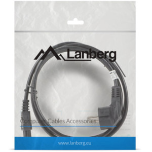 Lanberg Cablu alimentare Schuko Male - IEC320/C5 Male, 1.8m, negru