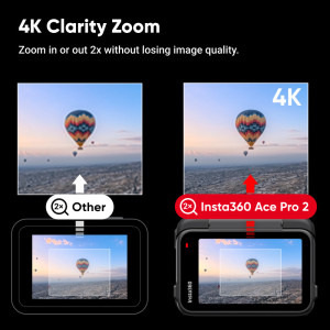 Insta360 Ace Pro 2 Midnight Black Flash Print Bundle