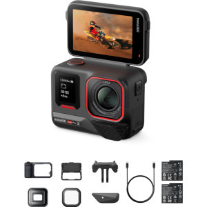 Camera video actiune Insta360 Ace Pro 2 Midnight Black Videography Bundle Limited Edition
