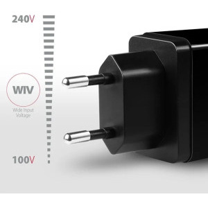 AXAGON ACU-DS16, 2x USB, Quick Charge 16 W, Black