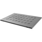 Lanberg AK-1009-B 1U, 19", Fixed Shelf, 715 mm, 120 kg, Black