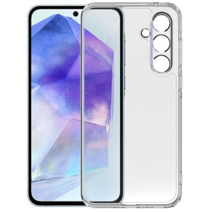 Lemontti Capac protectie spate Clear Case pentru Galaxy A55, culoarea Transparent