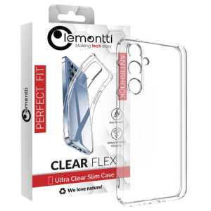 Lemontti Capac protectie spate Clear Case pentru Galaxy A55, culoarea Transparent