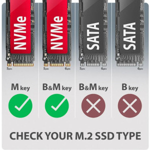 AXAGON EEM2-20G USB-C 20Gbps M.2 NVMe Black