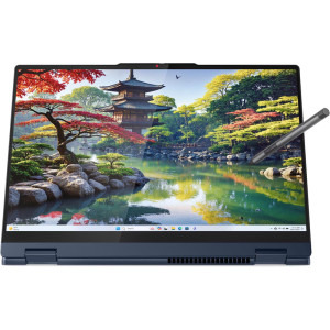 Lenovo 16'' IdeaPad 5 2-in-1 16IAL10, WUXGA IPS Touch, Procesor Intel® Core™ Ultra 7 255H (24M Cache, up to 5.10 GHz), 16GB LPDDR5X, 1TB SSD, Intel Arc 140T, No OS, Cosmic Blue