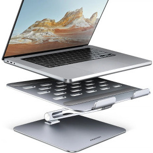 Stand/Cooler notebook AXAGON STND-LQ, stand aluminiu pliabil, 10-17.3 inch, Grey