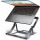 Stand/Cooler notebook AXAGON STND-LAG stand aluminiu, 10-17.3 inch, pliabil, 8 pozitii, Grey