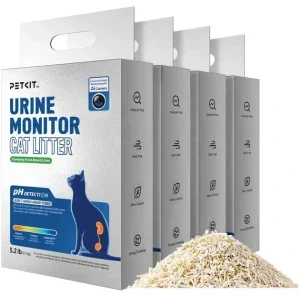 PetKit Nisip pentru litiera pentru monitorizarea urinei, 2.4 kg, 4 buc