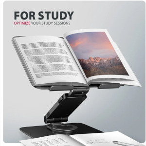 AXAGON STND-LRB stand aluminiu, 10-17.3 inch, rotativ 360, pliabil, Black