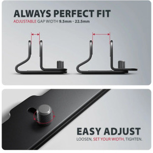 AXAGON STND-VB stand aluminiu, 10-17.3 inch, vertical, Black