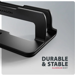 AXAGON STND-VB stand aluminiu, 10-17.3 inch, vertical, Black