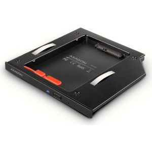 Adaptor HDD Caddy AXAGON HDD/SSD RSS-CD09, pentru unitati optice de tipul 9.5 mm
