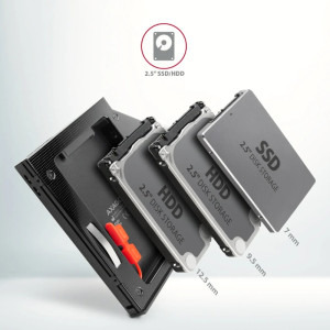 AXAGON HDD/SSD RSS-CD12, pentru unitati optice de tipul 12.7 mm