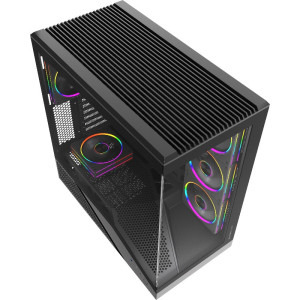 Gaming GREUCEANU Legendar Prime, Intel i9-14900KF 3.2GHz, 32GB DDR5, 2TB SSD, RTX 5070 Ti 16GB GDDR7, Iluminare RGB, Windows 11 Home (Game Ready)