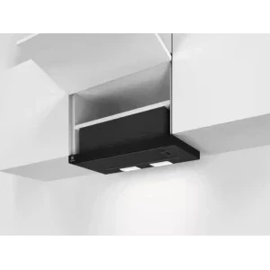 Electrolux telescopica LFP336K, Putere de absorbtie 410 m3/h, 3 trepte, ExtractionTech, Clasa C, 60 cm, Negru