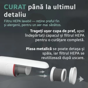 iHunt Bro Cleaner, de mana, 100W, 0.25L, Alb