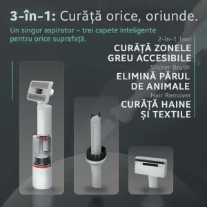 iHunt Bro Cleaner, de mana, 100W, 0.25L, Alb