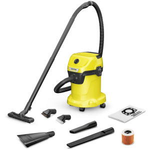 Karcher WD 3 V-17/6/20 Car, cu sac, 1000W, 17L, Galben/Negru