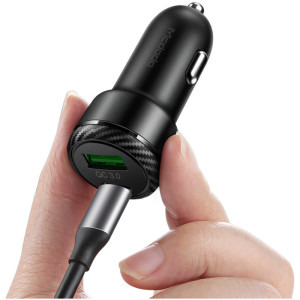 Mcdodo 1x USB-C, 1x USB-A, 36W, Black