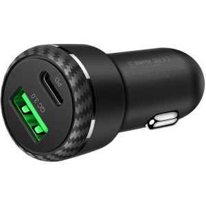 Mcdodo 1x USB-C, 1x USB-A, 36W, Black