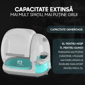iHunt Litiera Smart pentru pisici V7 Alb