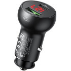 Incarcator auto Mcdodo 1x USB-C, 1x USB-A, PD 45W, Black