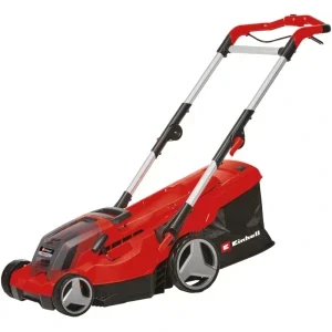 Einhell Masina de tuns iarba cu acumulator Power X-Change RASARRO, 36 V, latime taiere 36 cm, inaltime taiere 25-75 mm, 6 trepte de taiere, sac colector 45 L