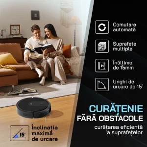 iHunt Bro Robo Clean V3, 2600 mAh, 2700Pa, 0.3L, Negru