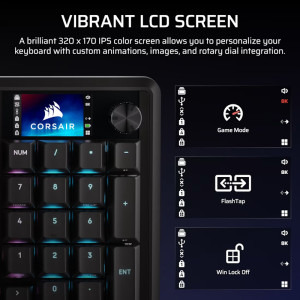 Corsair Vanguard 96 Wireless MLX Plasma Switch Mecanica + Elgato Stream Deck