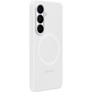 Samsung Capac protectie spate Silicon Magnet White pentru Galaxy S26