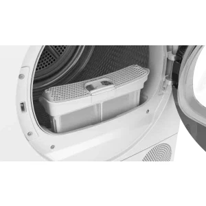 Bosch WQJ24201BY, Pompa de caldura, 9 kg, Clasa D, AutoDry, Smart Dry, Home Connect, Alb