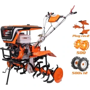 Ruris Motocultor pe benzina 913ACC, 13 CP, 390 cm3, 4 timpi, adancime sapare 36 cm, latime sapare 75-110 cm